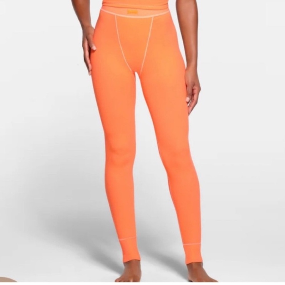 SKIMS Bright Orange Leggings